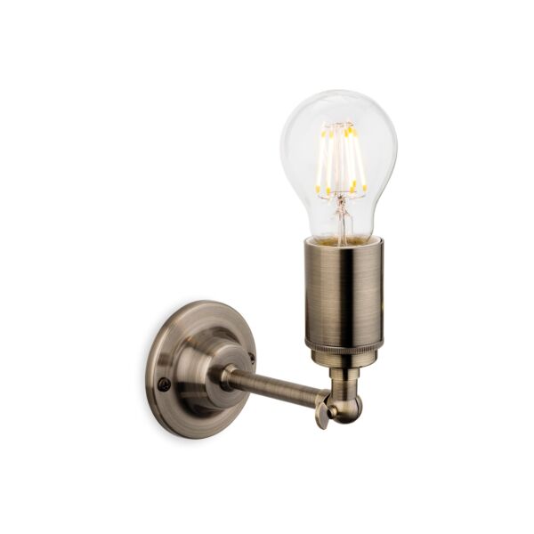 Firstlight Indy Wall Light in Antique Brass from Sheffield