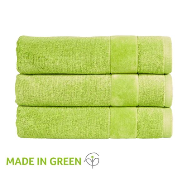 Christy Towels Prism Bath Sheet in Mojito from Sheffield department store,  Atkinsons.