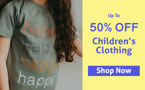 Childrenswear up to 50 percent off