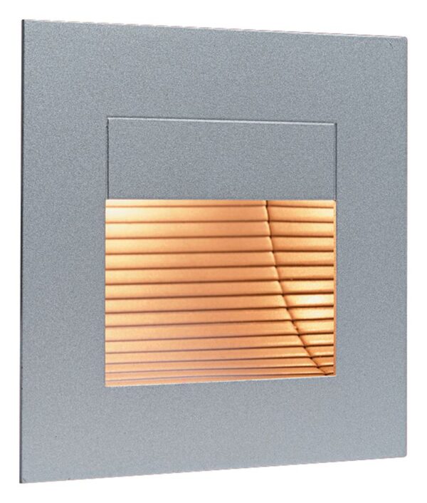 Firstlight Wall & Step Light in Satin Steel without Glass Cover