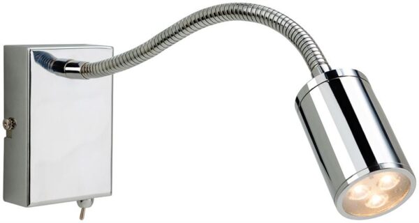 Firstlight Orion LED Flexi Wall Light (Switched) in Chrome