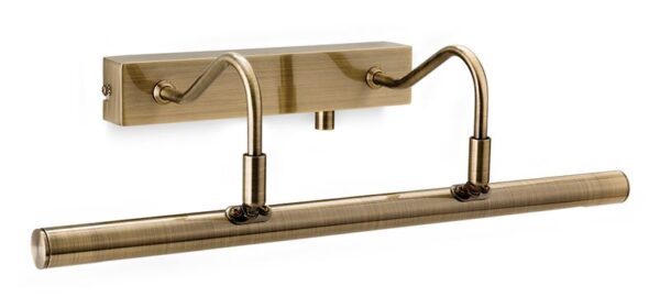 Firstlight LED Picture Light with Dimmer Switch - 7w in Antique Brass