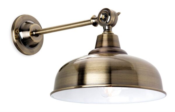 Firstlight Preston Wall Light in Antique Brass