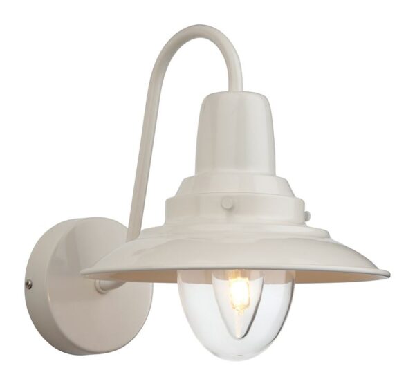 Firstlight Fisherman Wall Light in Cream with Clear Glass
