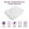 Carmen Double Heated Underblanket C81196 White