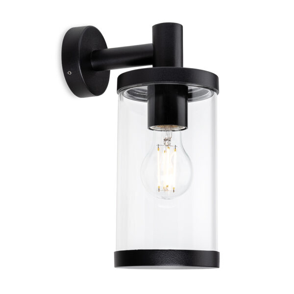 Firstlight Lucas Wall Light - Downlight - Black - IP44