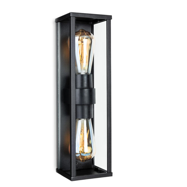Firstlight Dakota Wall Light - Black - IP44