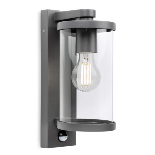 Firstlight Harley Wall Light with PIR - Graphite - IP44