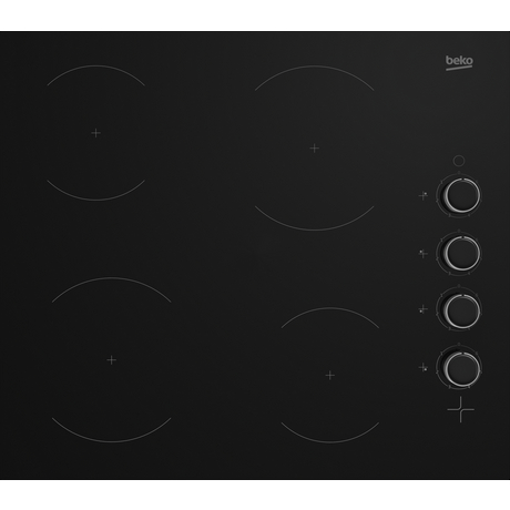 Beko CIHYV21B 58cm Ceramic Hob - Black