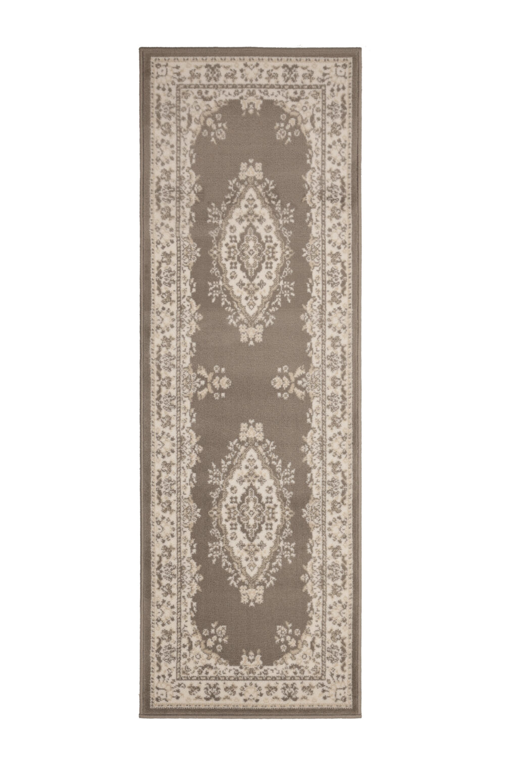 Maestro Tradition Taupe Runner Rug