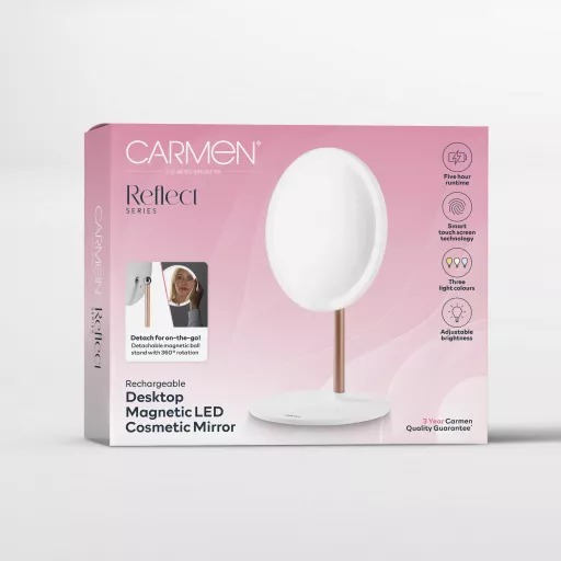 Carmen cosmetcis mirror desktop led