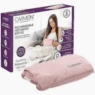 Carmen spa rechargable hot water bottle pink
