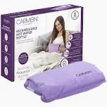 Carmen spa rechargable hot water bottle purple