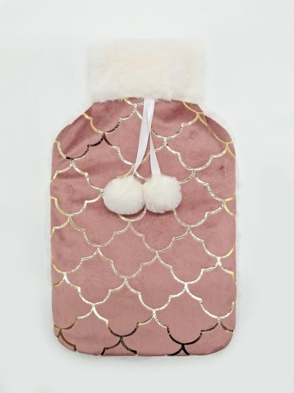 Hot water bottle with moroccan fleece cover 2l colour grey gold 2 119807 p.jpg