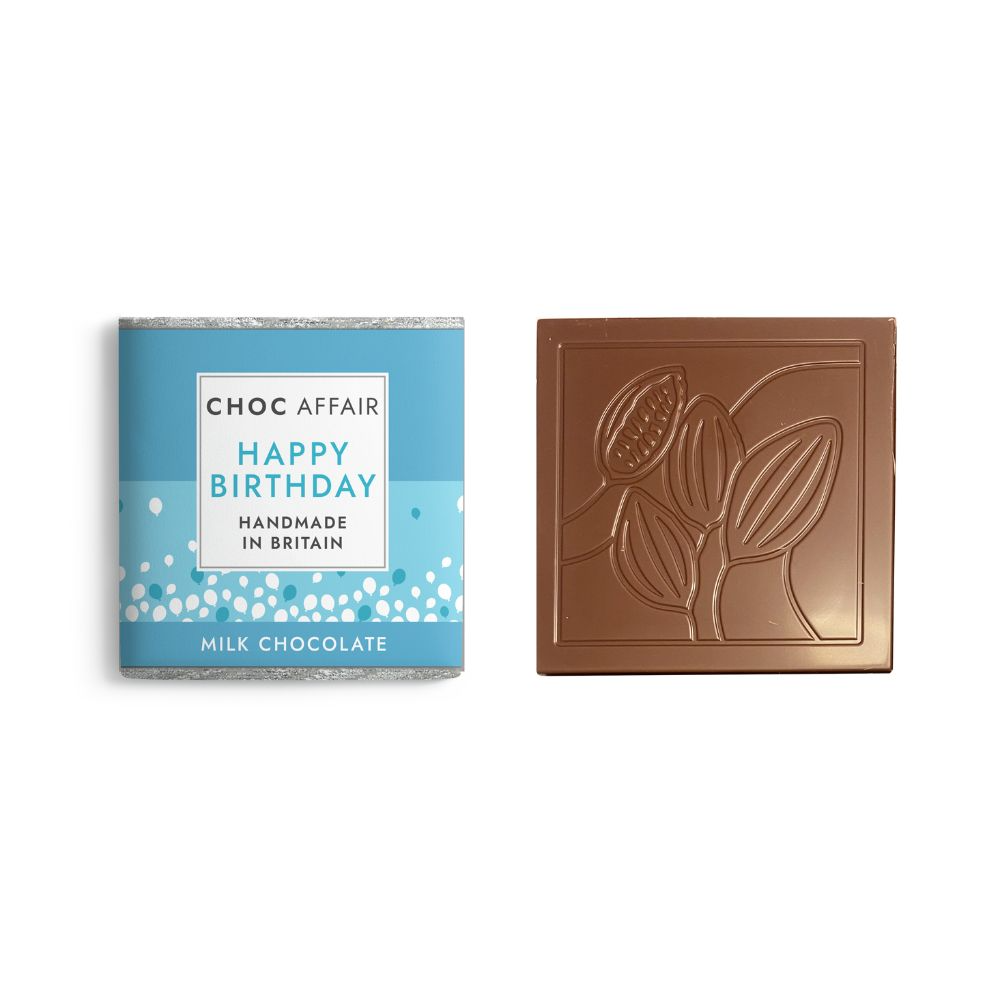Happy birthday milk chocolate bar 30g