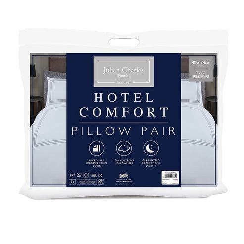Hotel comfort mockup pillow pair