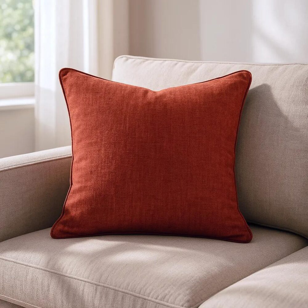 Amberley Terracotta Cushion