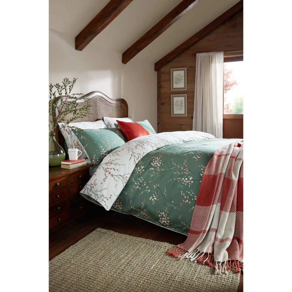 Set de cama pussy willow verde helecho laura ashley