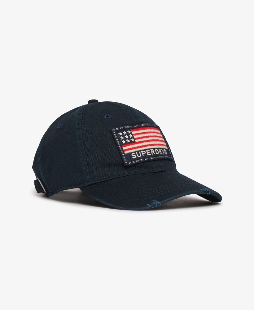 Superdry Patched Baseball Cap Lauren Navy Os