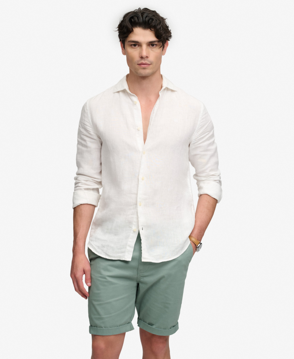 Superdry Premium Regular Chino Short Sage Green