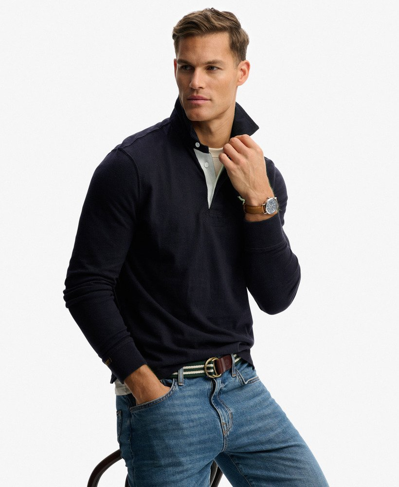 Superdry Vintage Athletic Rugby Eclipse Navy.