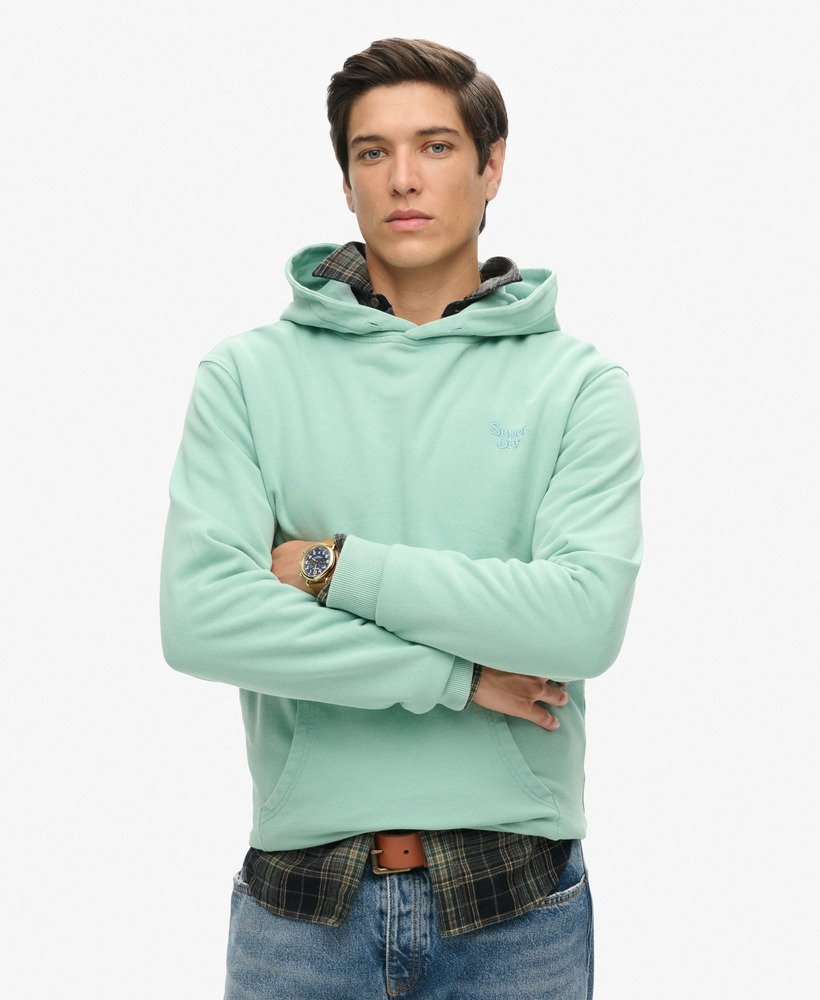 Superdry Vintage Washed Hoodie Lagoon Aqua Nq6 M