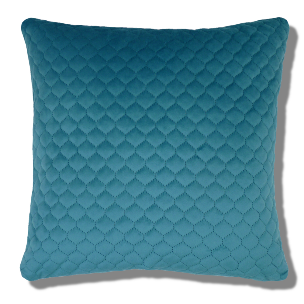 Gordon John Epsom Teal Polyester Filled Cushion 45Cm X 45Cm