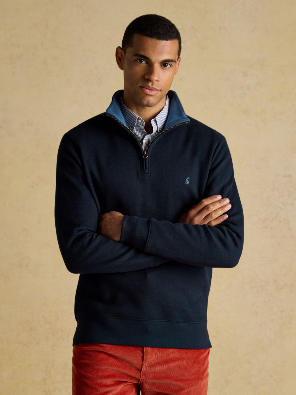 Joules Alistair 1 4 Zip Navy