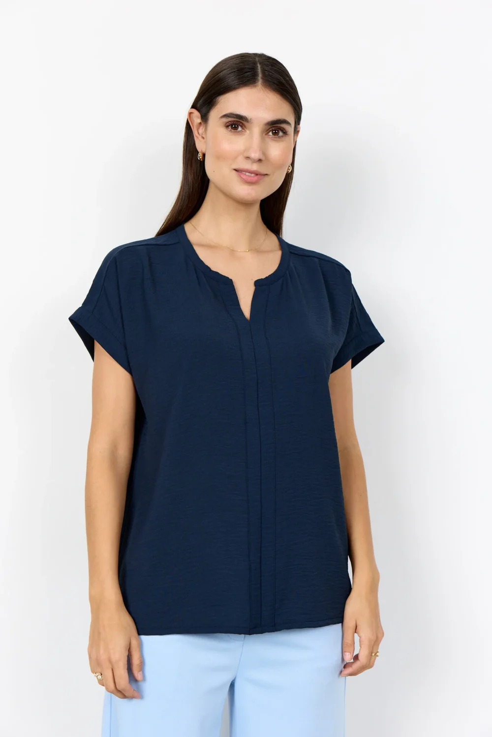 Soya concept navy blouse