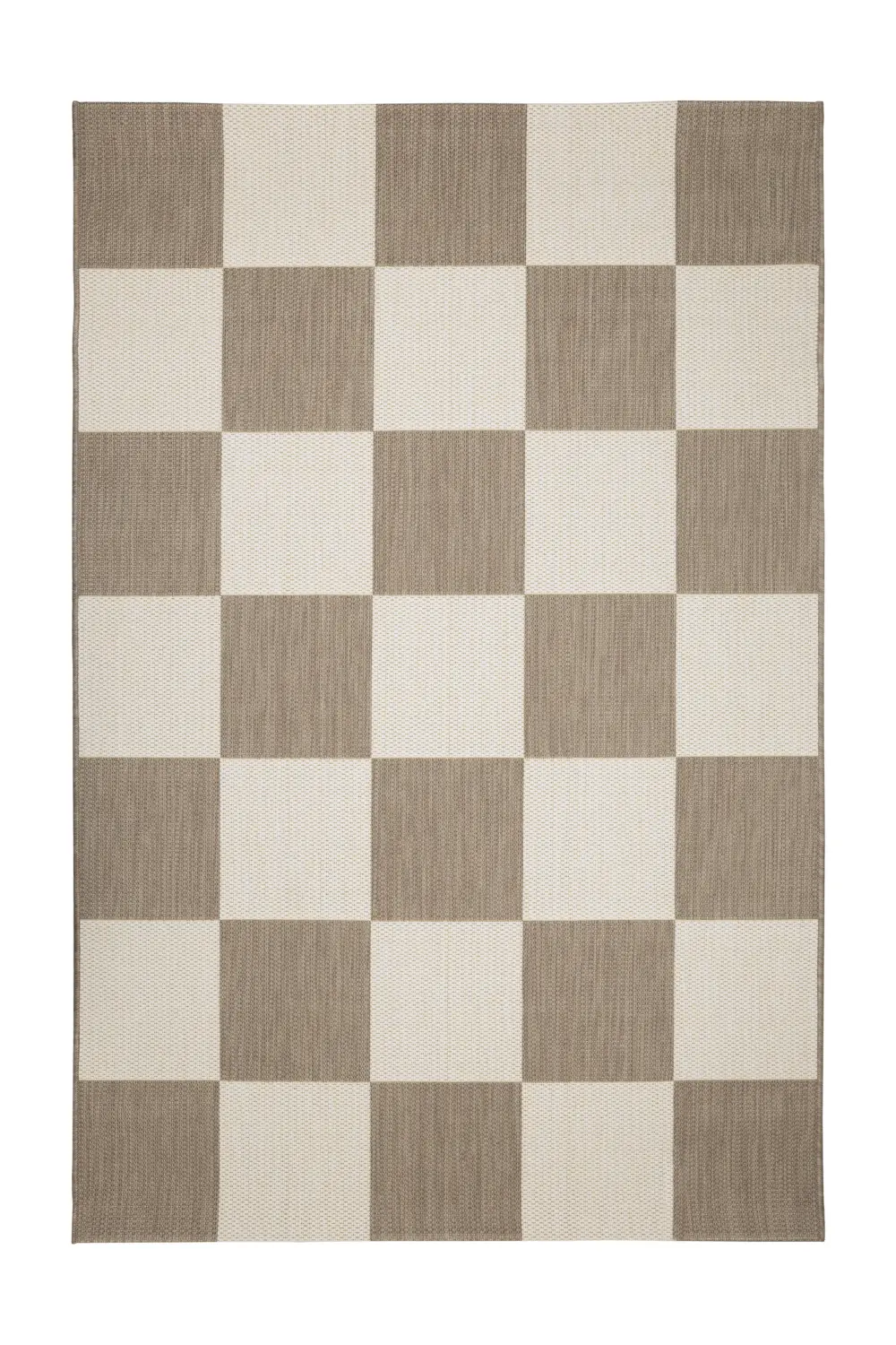 County Chequer Natural Rug