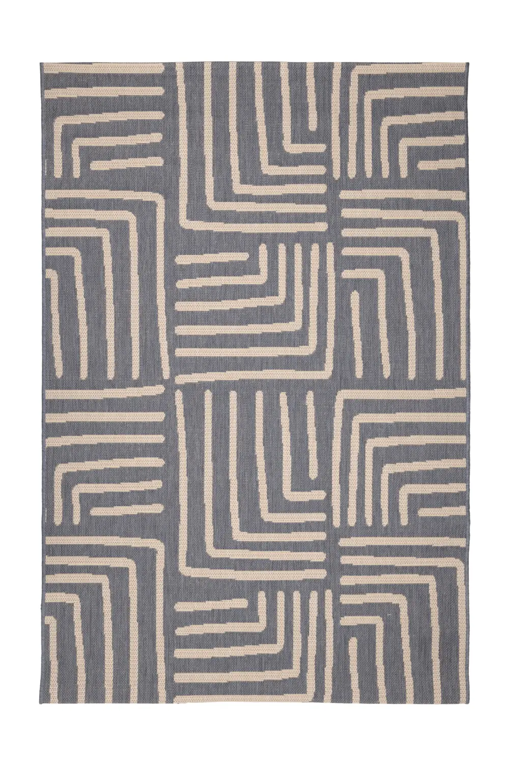 County Patches Navy Rug