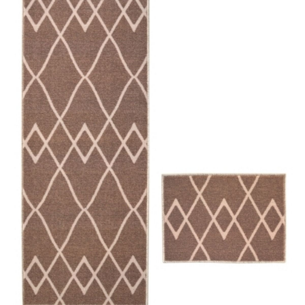 Deco Diamond Natural Rug