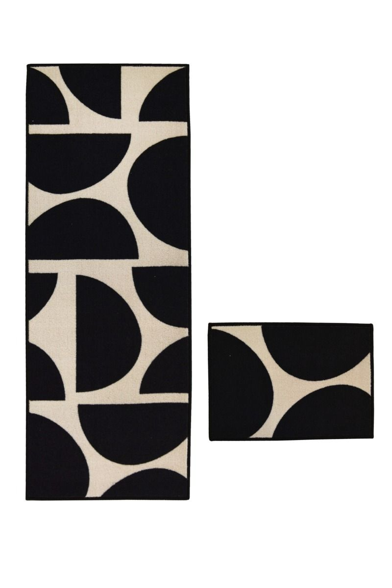Deco Half Circle Mono Rug