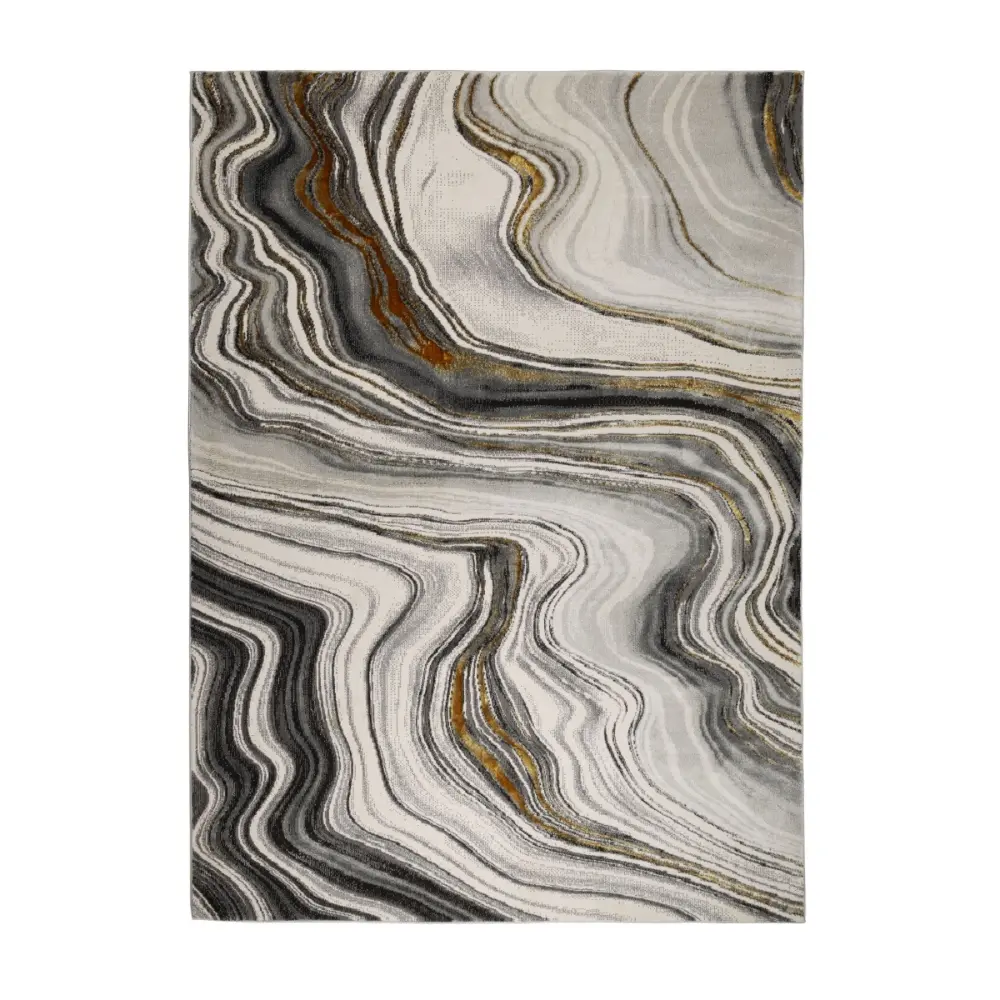 Dusk Watercolour Gold Rug