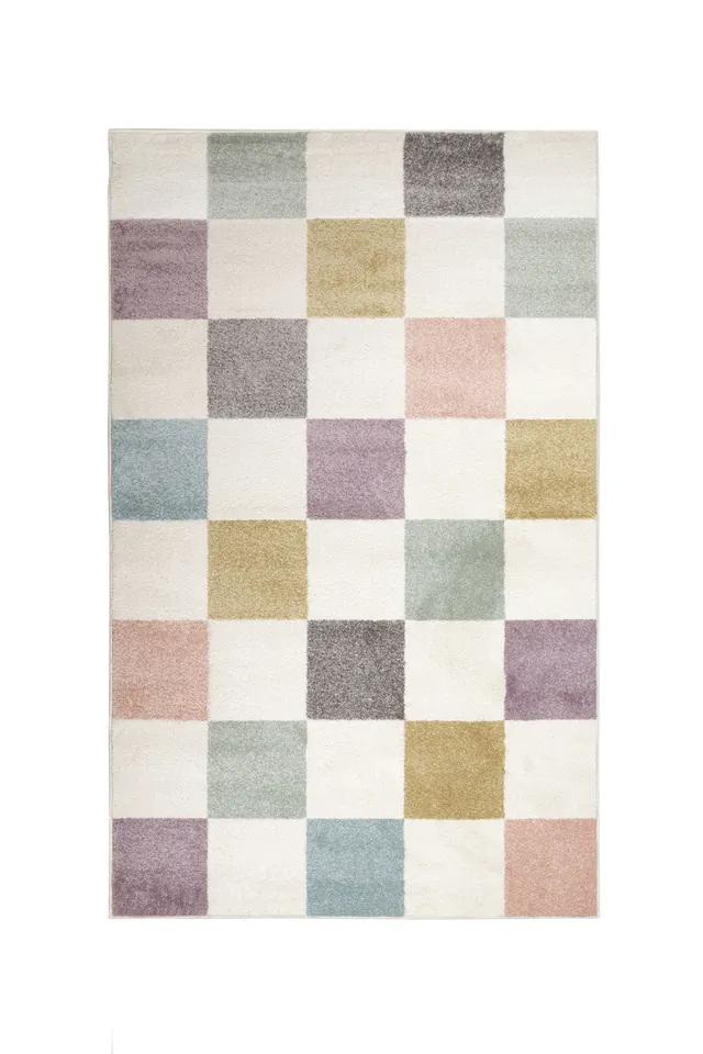 Echo Chequer Pastel Rug