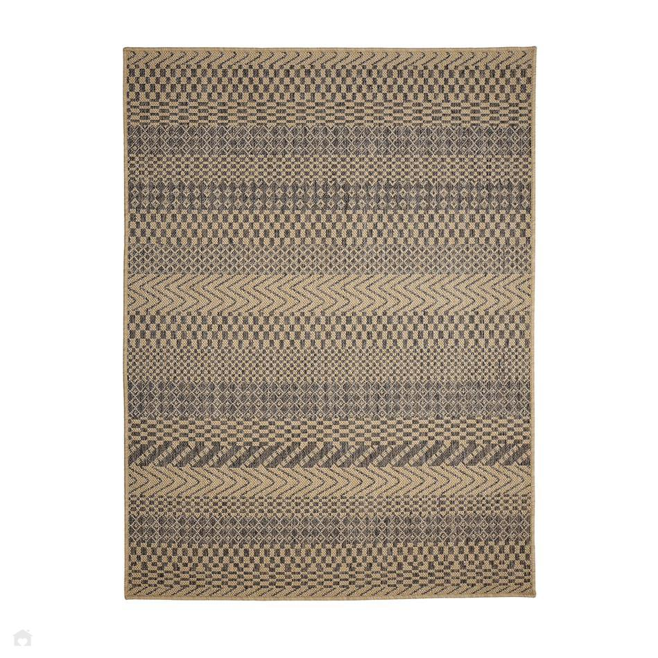 Flatweave Gel Stripe Natural Rug