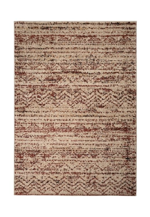 Freya Linezag Burgundy Rug
