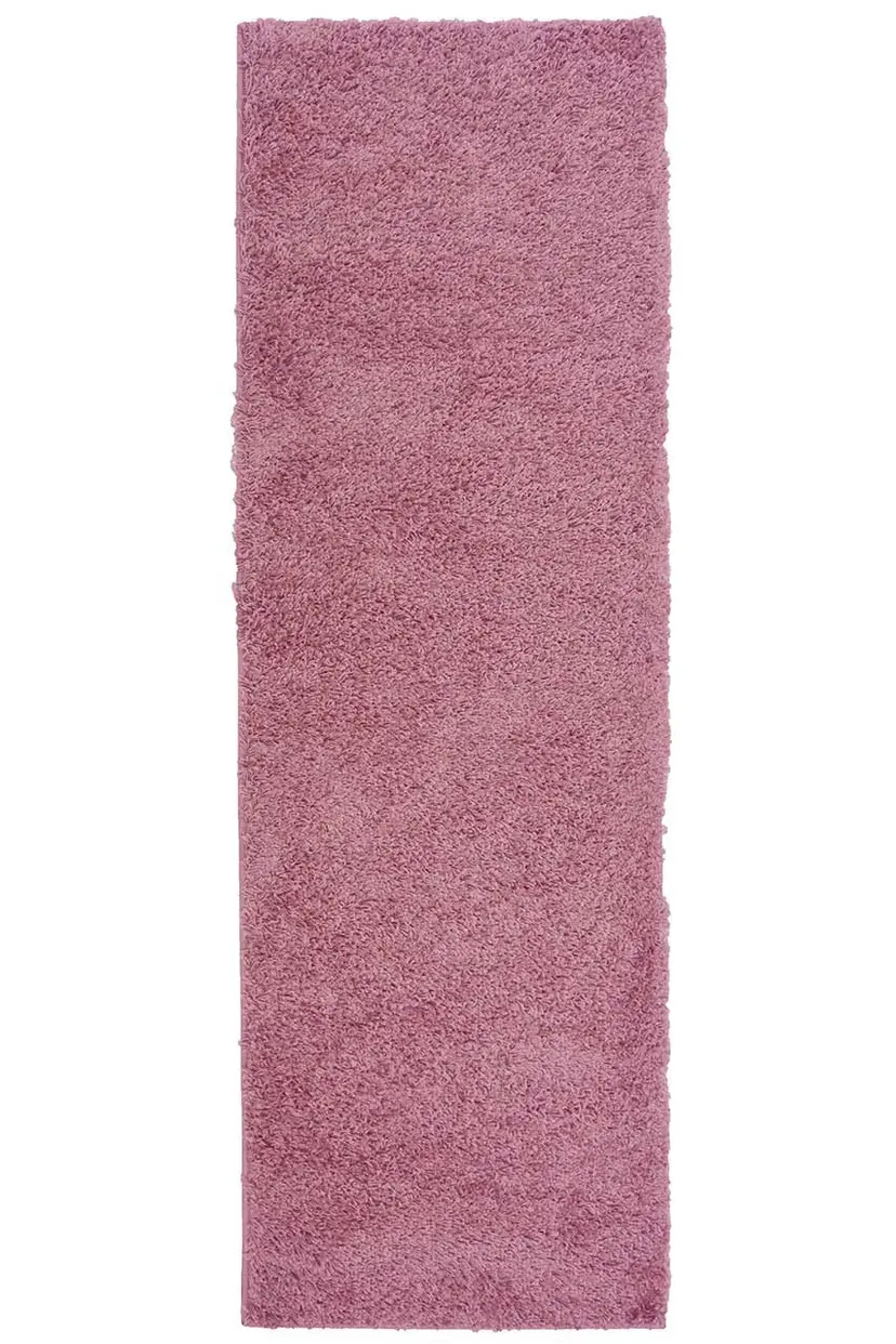 Jazz Shaggy Blush Pink Runner Rug