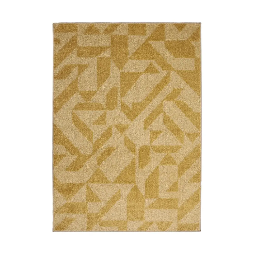 Juno Geometric Gold Rug