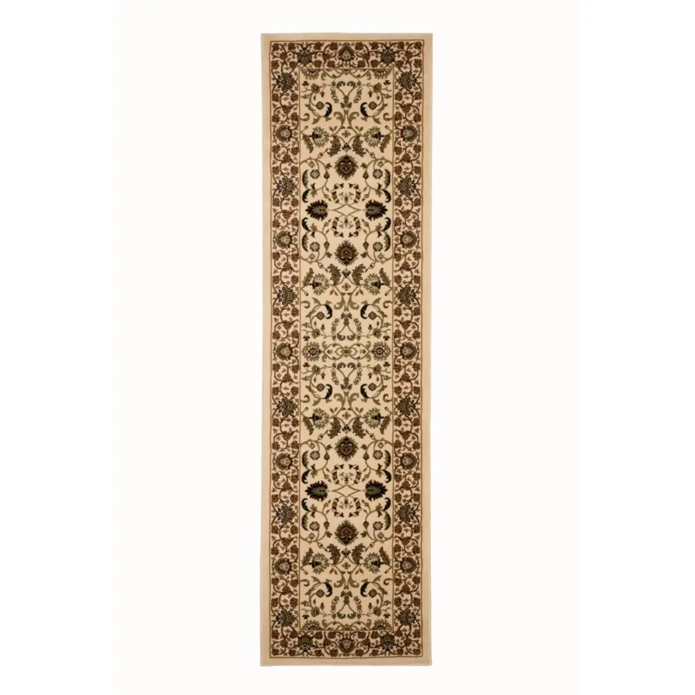 Kellan Floral Cream Runner Rug