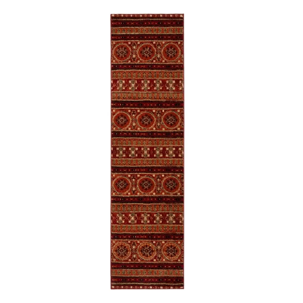 Kellan Tribal Terracotta Runner Rug