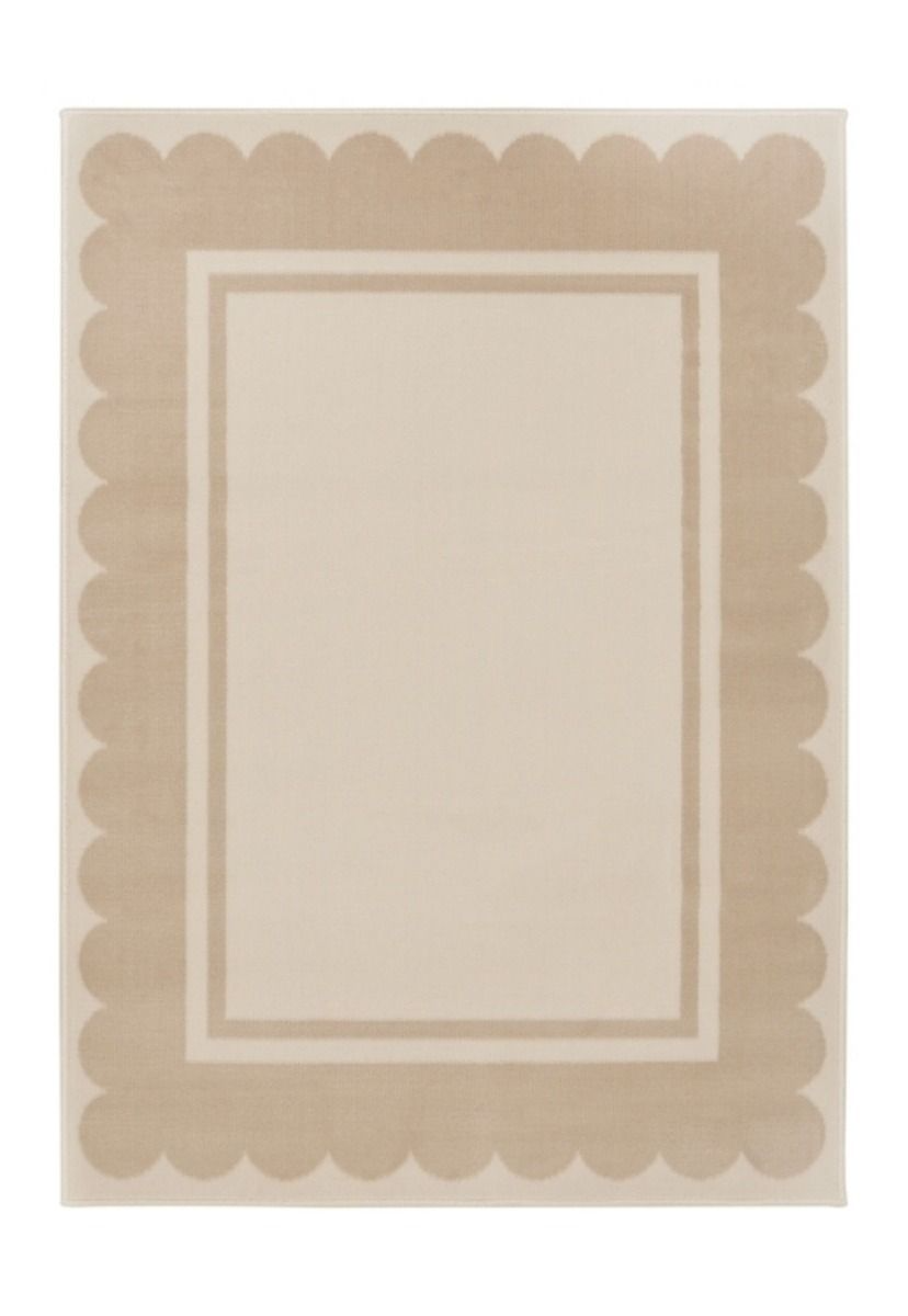 Maestro Scallop Border Natural Rug
