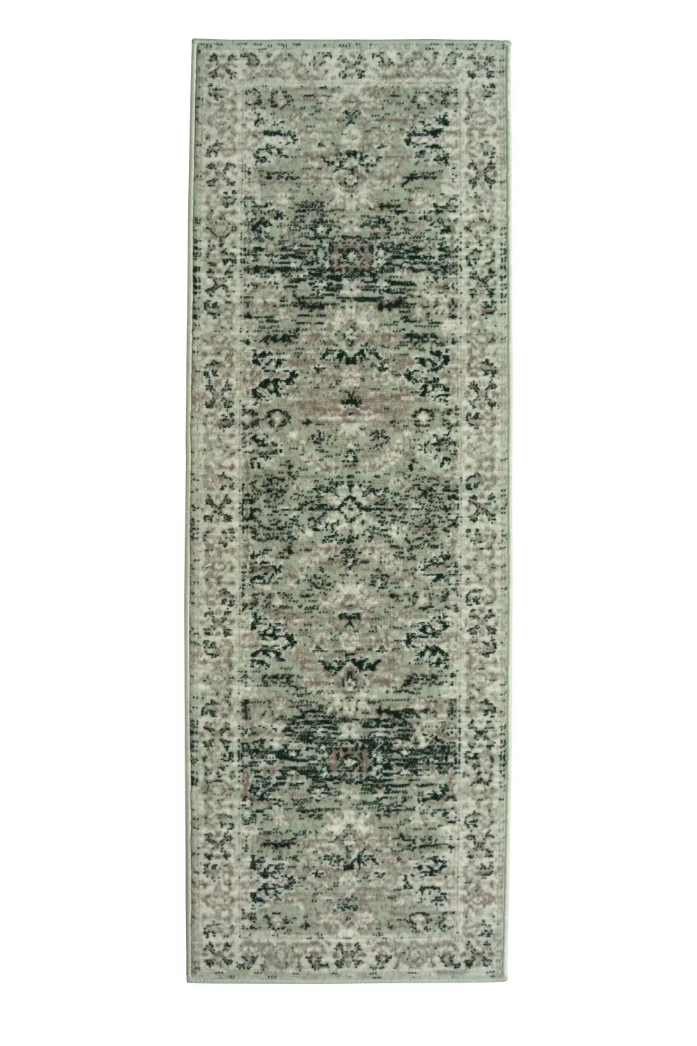 Maestro Tradition Green Runner Rug