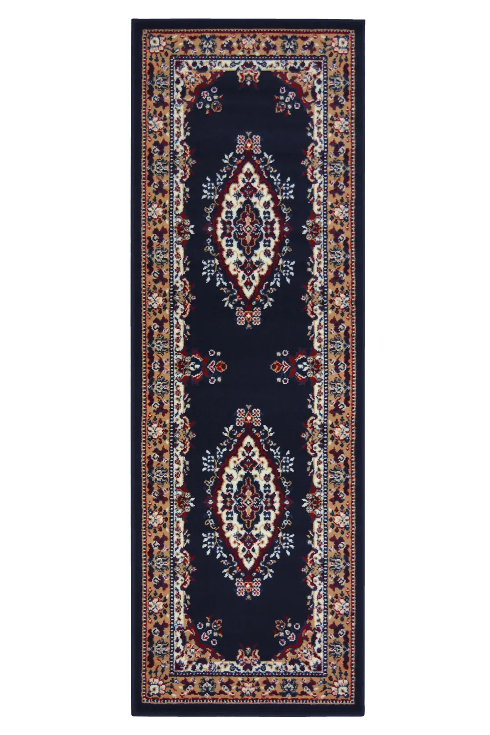 Maestro Tradition Navy Runner Rug
