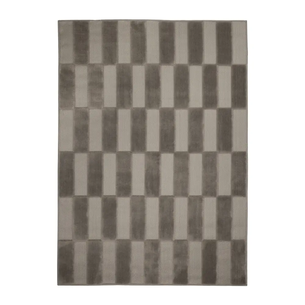 Malmo Blocks Grey Rug