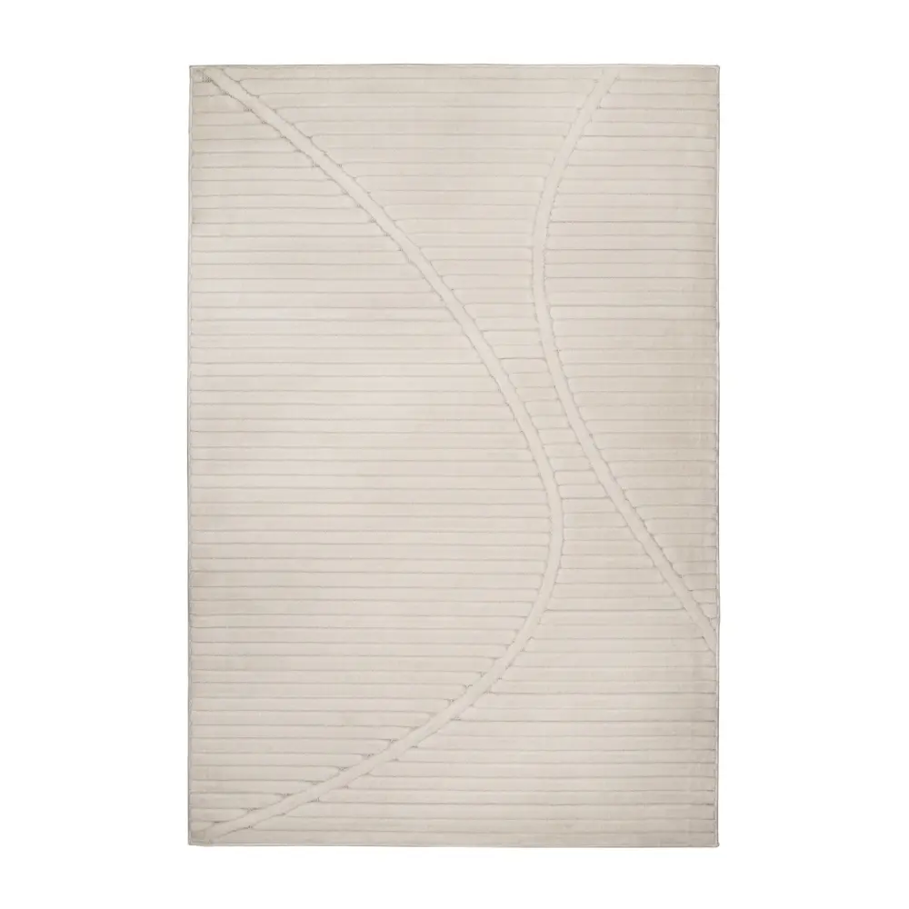 Malmo Wave White Rug