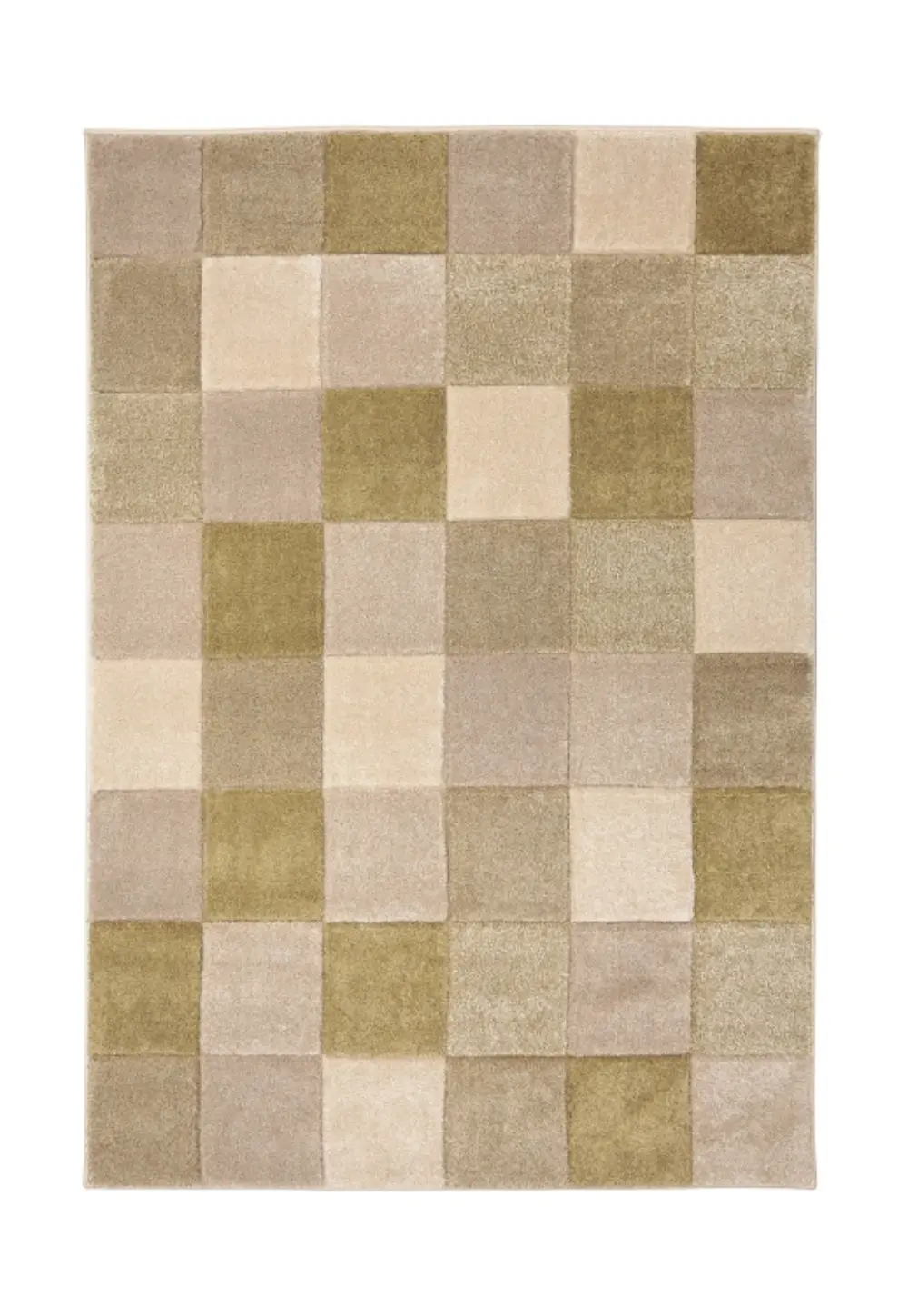 Newport Blocks Green Rug