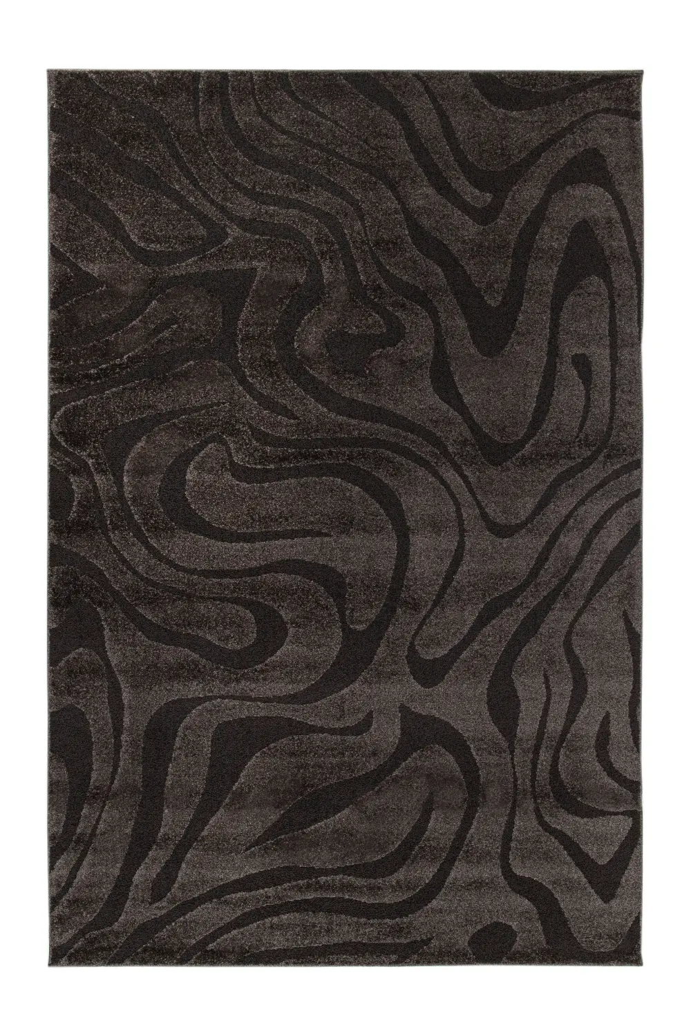 Reef Ripple Black Rug