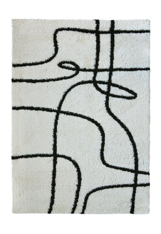 Snug Abstract Mono Rug