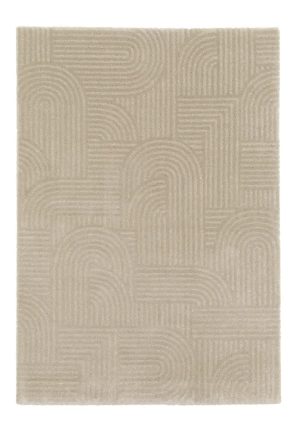 Sol Arcs Natural Rug